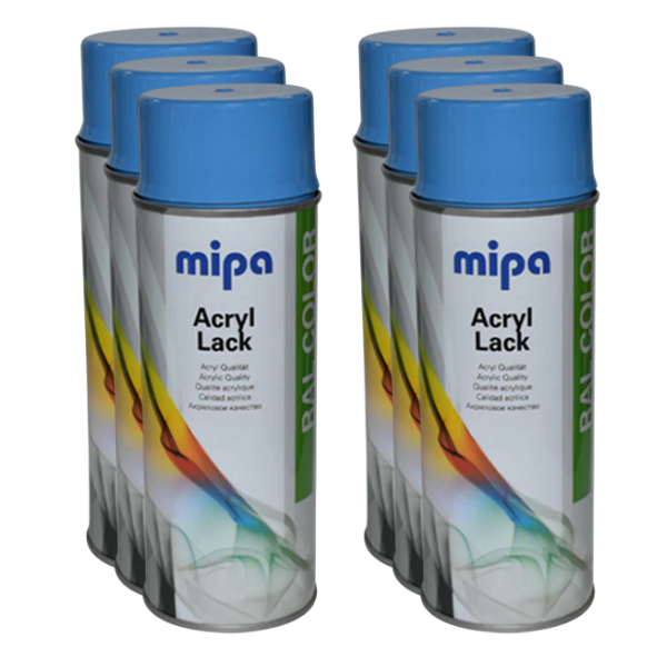 Mipa Ral 5012 Light Blue 400ml Box Blue Mipa Paints Limited