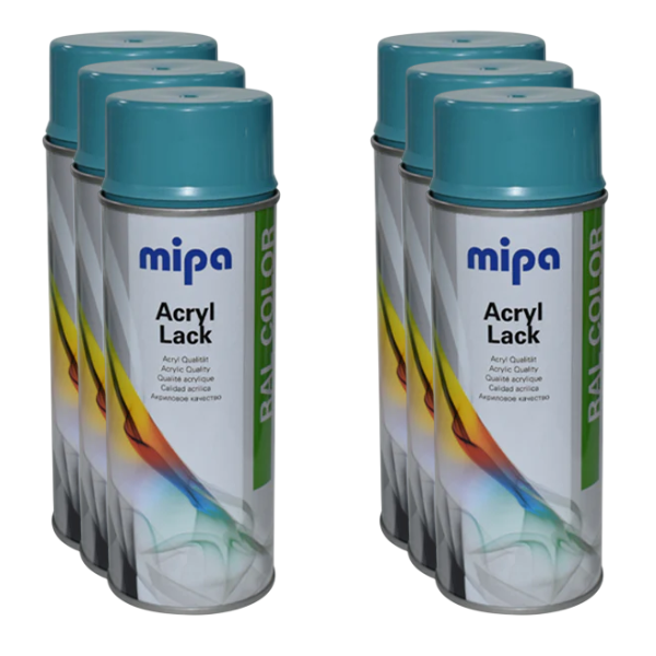 Mipa Ral 5018 Turquoise 400ml Box Blue Mipa Paints Limited