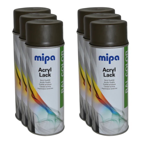 Mipa Ral 6014 Yellow Olive Matt 400ml Box Green Mipa Paints Limited