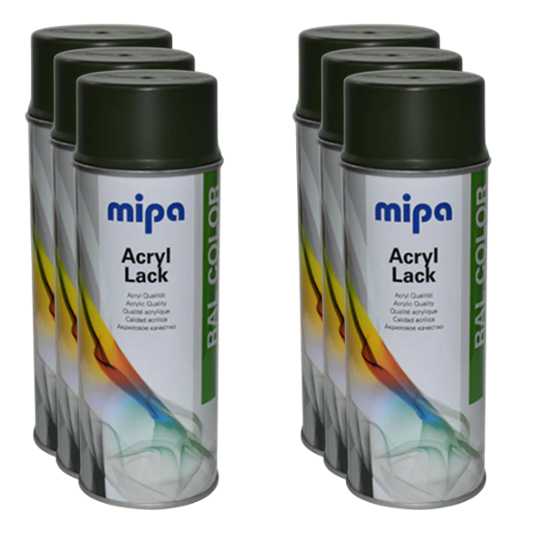 Mipa Ral 6031 Bronze Green Matt Nato 400ml Box Green Mipa Paints Limited