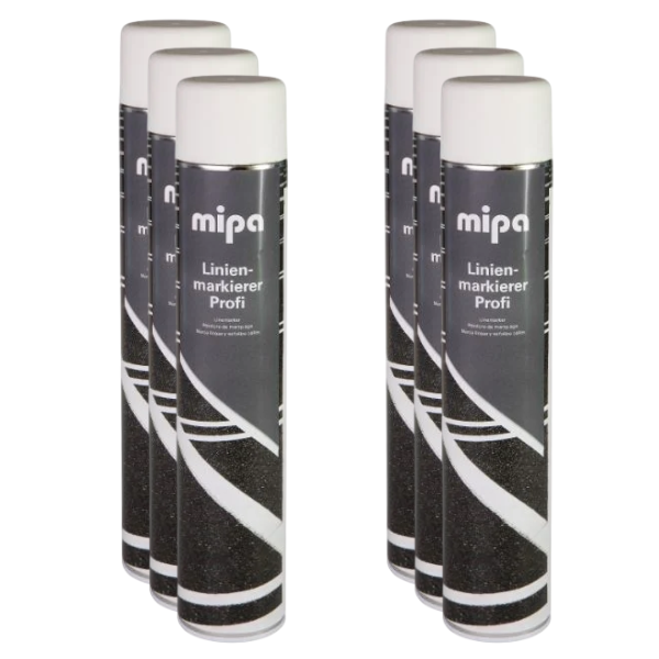 Mipa Line Marking Aerosol 750ml – White BOX Mipa Paints Limited