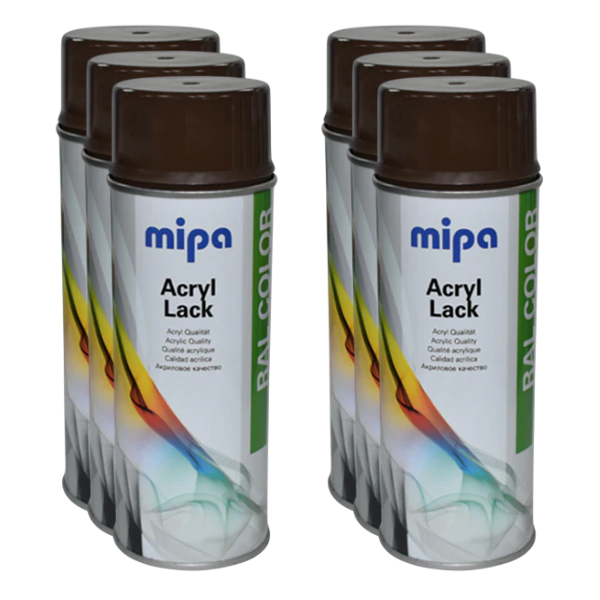 Mipa Ral 8014 Sepia Brown 400ml Box Brown Mipa Paints Limited
