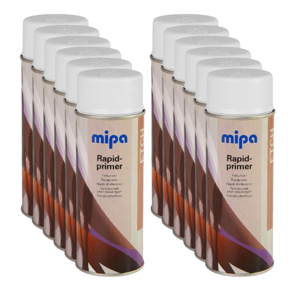 Mipa Rapid Primer Spray White (400ML) Box White Mipa Paints Limited