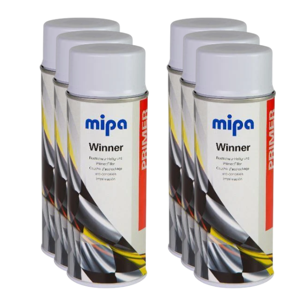 Mipa Spray Primer Grey (400ML) Box Grey Mipa Paints Limited