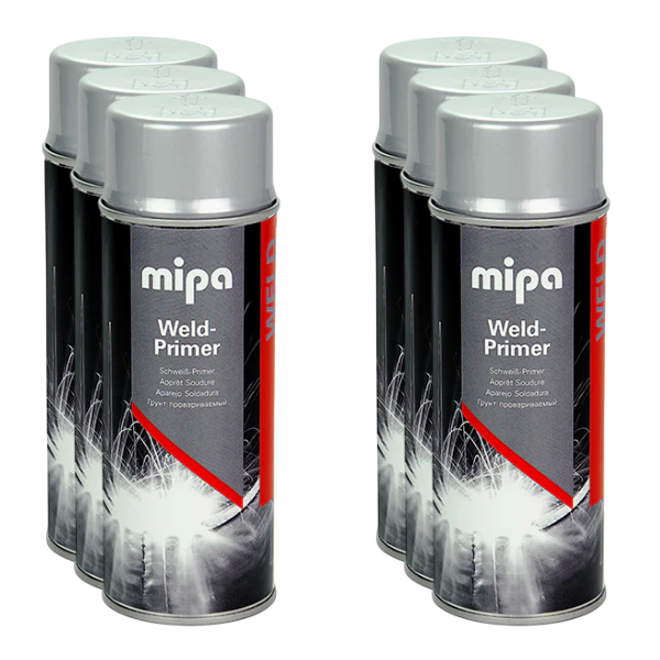 Mipa Weld-Primer Spray Zinc-Alu 400 ml Box Mipa Paints Limited