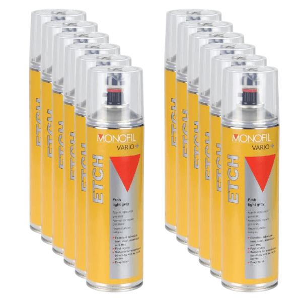 Monofil Vario+ Rapid Etch Light Grey (500ML) Box Grey Monofil