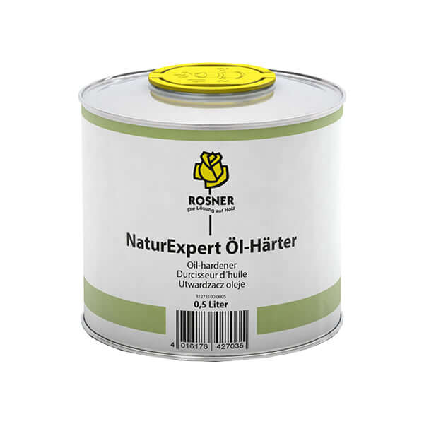 Rosner NaturExpert Oil Hardener 0.5Ltr - Oil hardener for enhanced durability and drying of wood oils.
