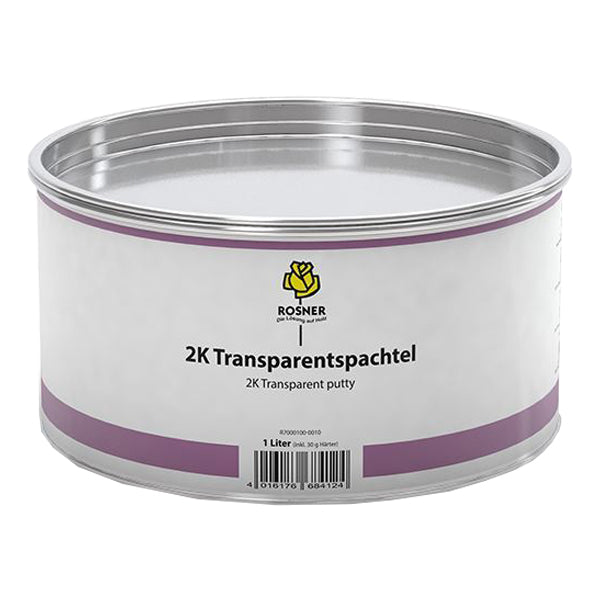 Rosner 2K Transparent Putty 1ltr Rosner