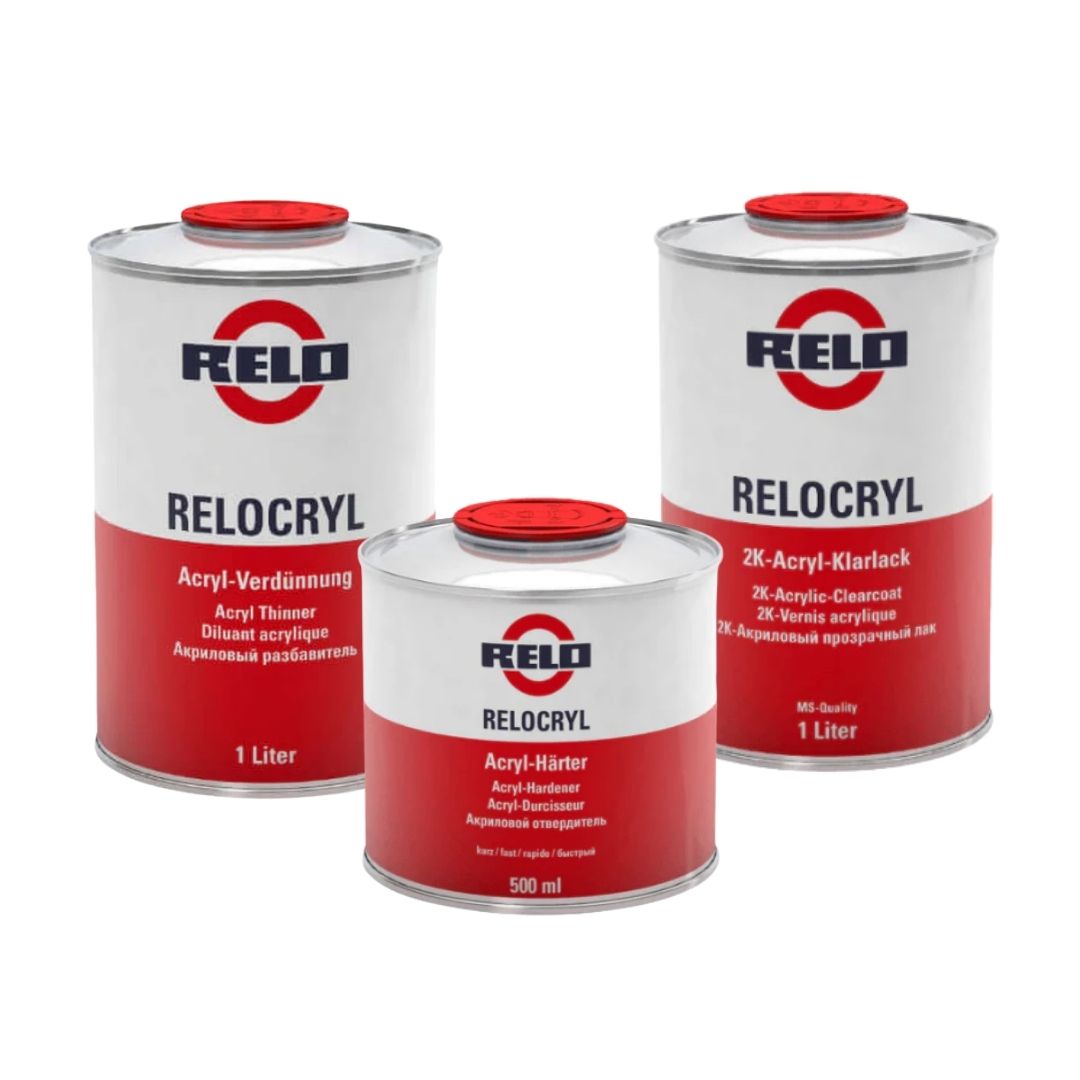 RELO MS 2K Acrylic Clearcoat Kit (Fast)