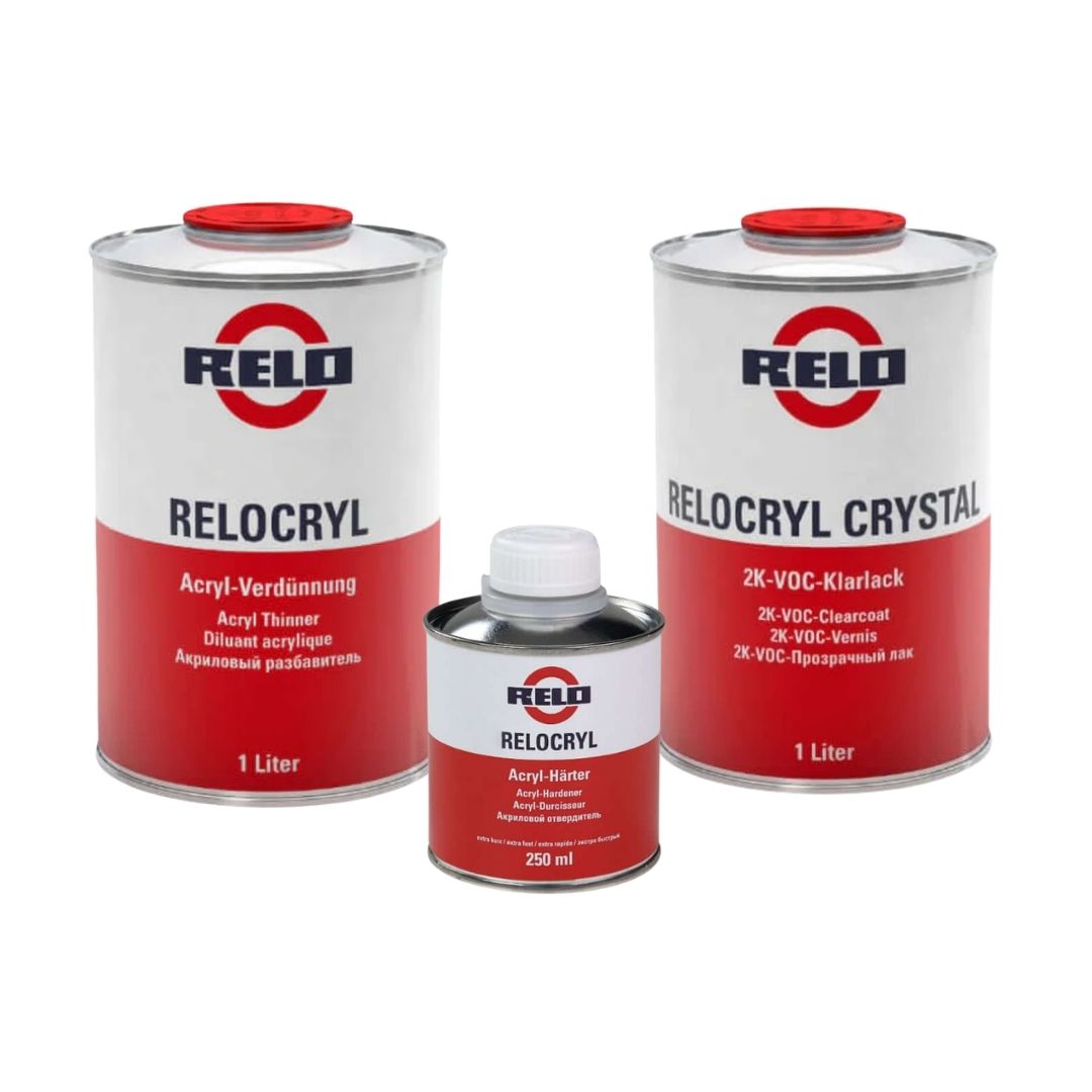 RELO Crystal Clear Lacquer (VOC) Kit (Standard)