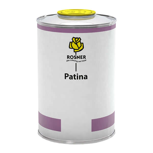 Rosner Patina 1 Litre can for aged wood effect furniture finishing.