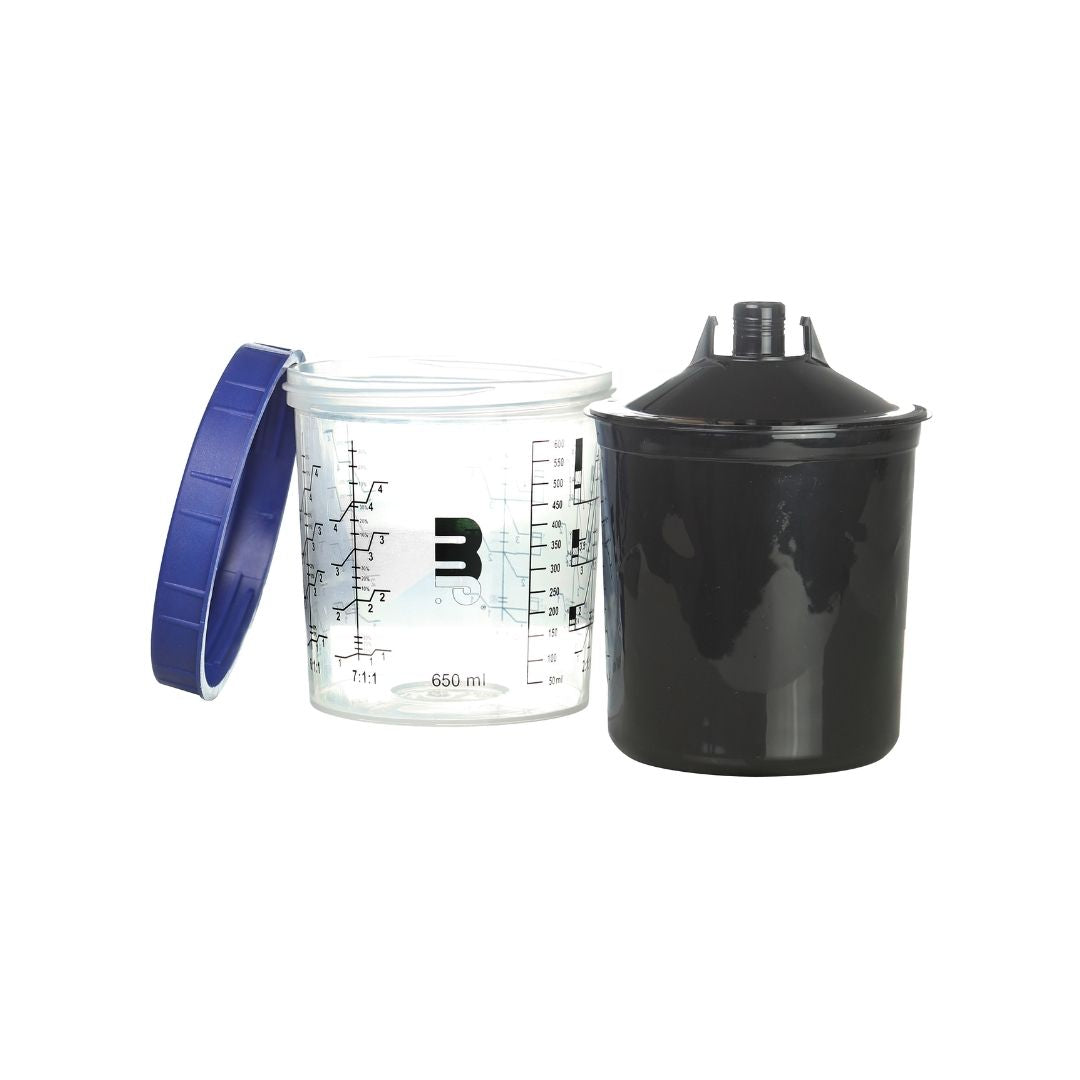 MP UV PCS 650ml Paint Cup System 125µm (Box of 50)