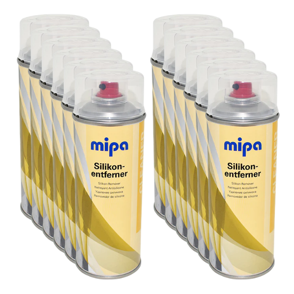 Mipa Silicon Remover & Degreaser Spray (400ML) Box Clear Mipa Paints Limited