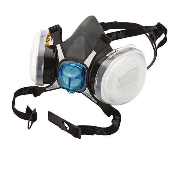 VIPER GUARD MASK (A2P3 Half Face Mask) for superior protection against dust, gases, and vapours.