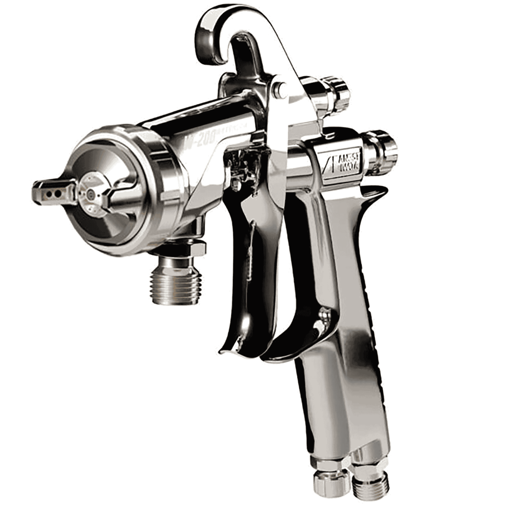 Anest Iwata W-200 INTEGRA Pressure Spray Gun - precision engineering for automotive and general industry painting.