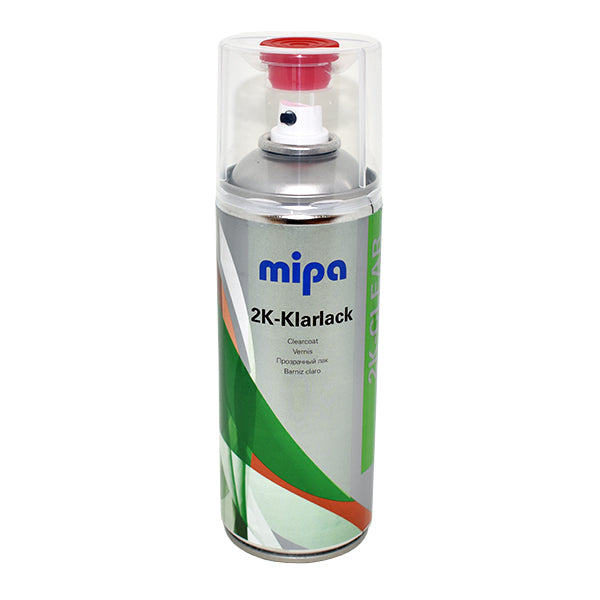Mipa 2K Clearcoat Spray Set Including Hardener (400ML) Each Clear Mipa Paints Limited