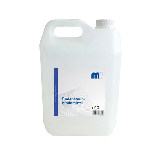 MP WBS Booth Floor Dust Binder 10L – Water-Based Dust Control Solution in a 10-liter container.