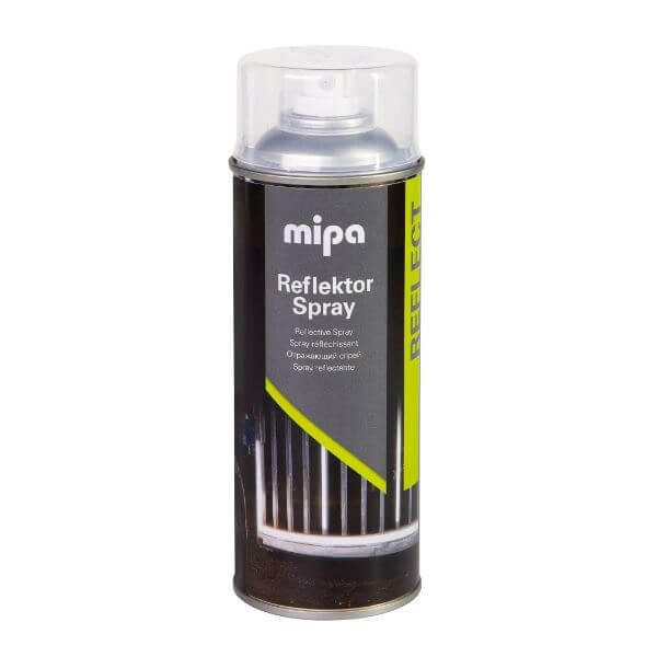 Mipa Reflector Spray (400ML) aerosol can for high-visibility safety marking in low-light conditions.