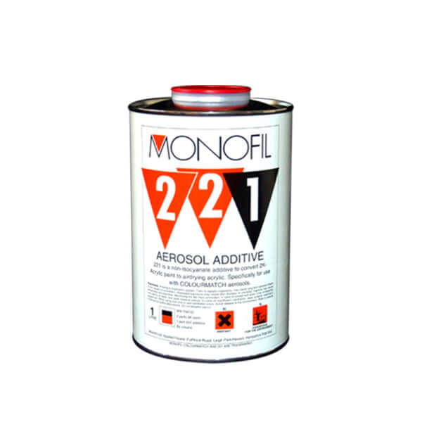 Monofil 221 Additive (1LT) can for converting HS paints to 1K-Acryl systems.
