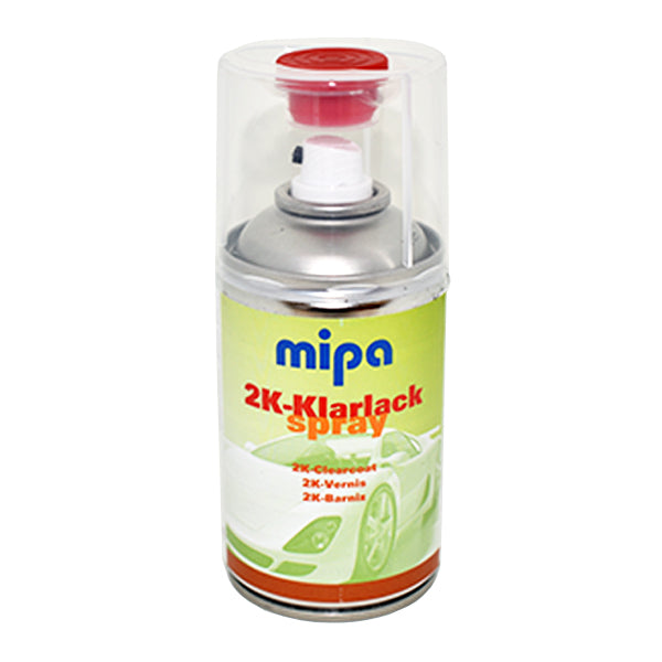 Mipa 2K Clearcoat Spray Set Including Hardener (250ML) Each Clear Mipa Paints Limited