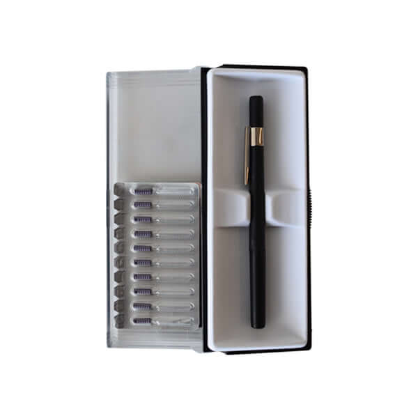 MP Spot Remover Pen (1 Holder & 10 Needles) with micro-barbed needles in a sleek box for precision paint finishing.