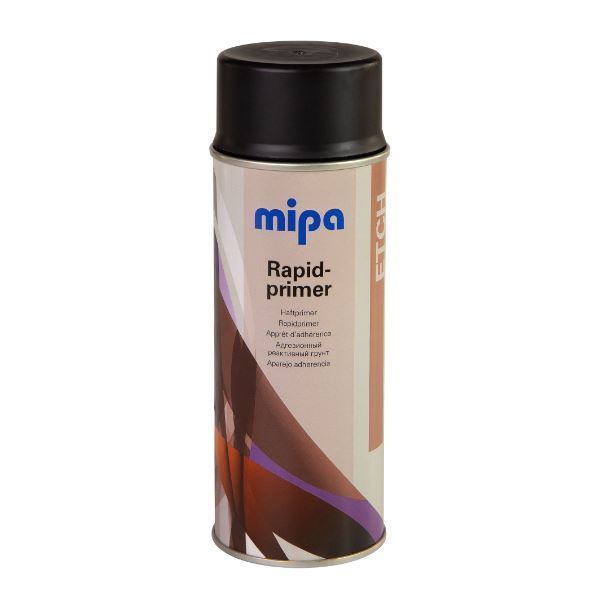 Mipa Rapid Primer Spray Black (400ML) Each Black Mipa Paints Limited