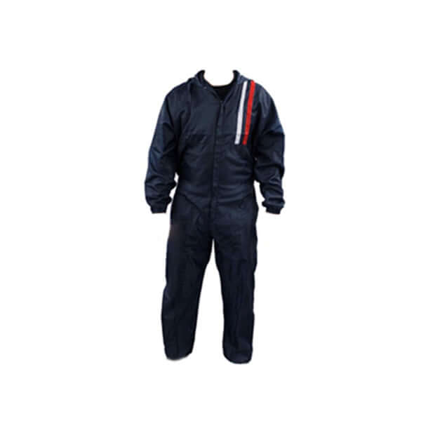 MP Dark Blue Medium Overall – Lightweight, anti-static, flame-retardant protective suit for paintwork.