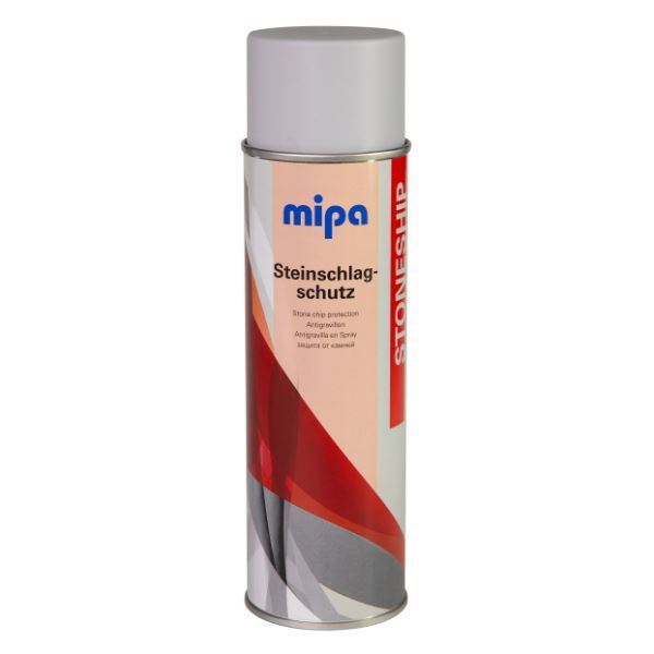Mipa Stonechip Light Grey Aerosol (500ML) Each Grey Mipa Paints Limited