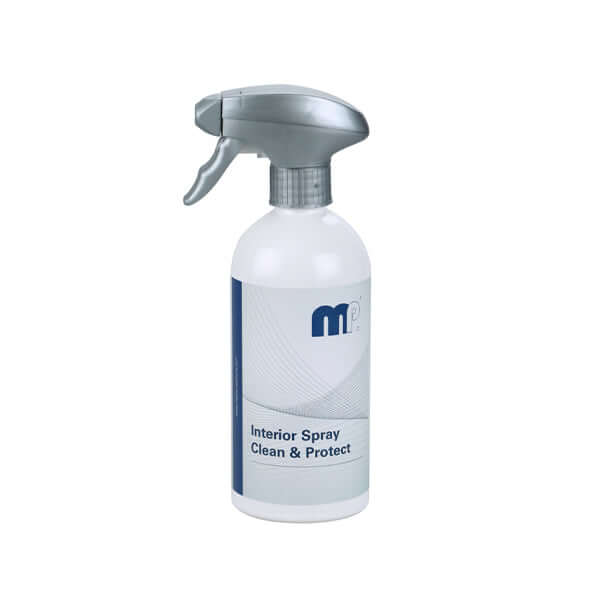 MP Interior Spray Clean & Protect 500ml bottle for vehicle interior cleaning and protection.
