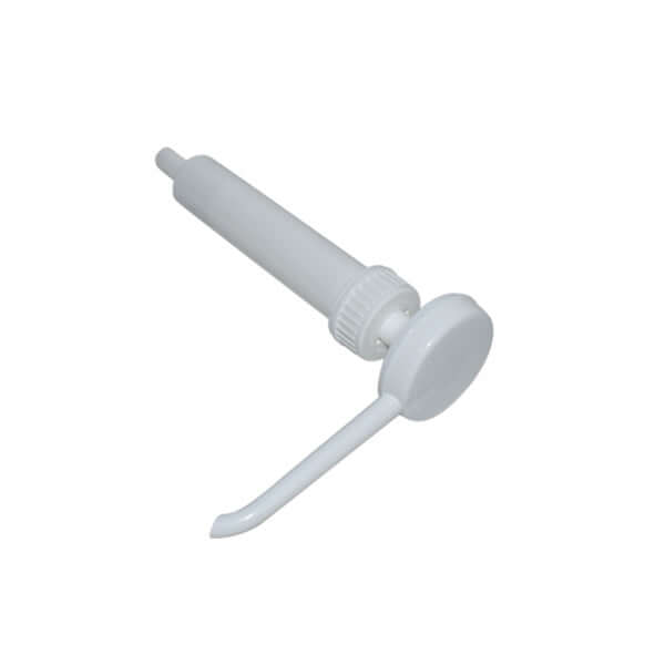 MP Pump Dispenser For 5 Litre Bottle - White hand pump for hygienic dispensing of disinfectant.