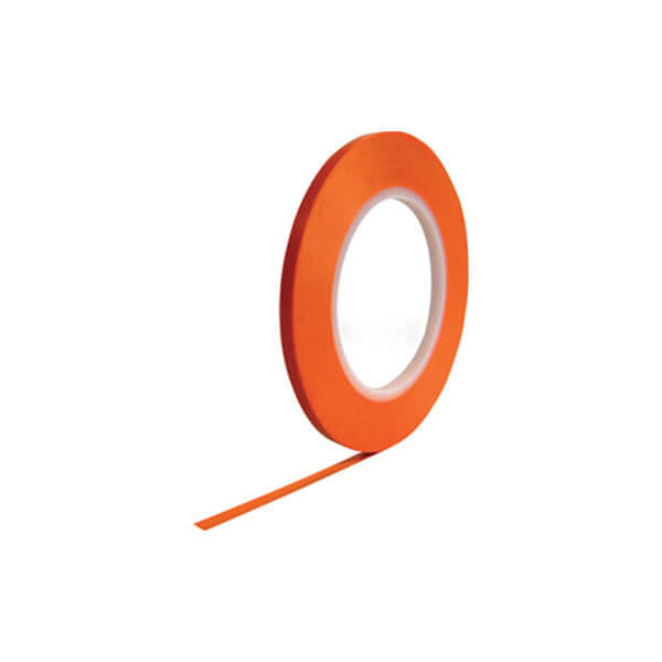 MP Fine Line Tape "Linear" 55m x 12mm Roll showing an orange masking tape roll for painting.