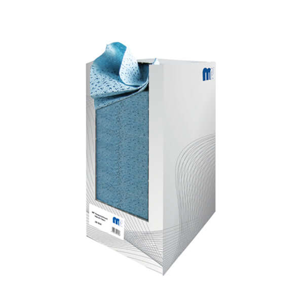 MP Wet & Clean Wet Wipe dispenser box with silicone remover wet wipes for streak-free cleaning.