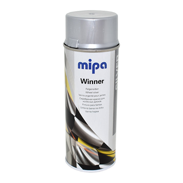 Mipa Spray Wheel Silver (400ML) Each Silver Mipa Paints Limited