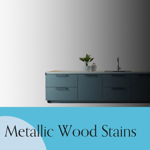 Metallic Wood Stains
