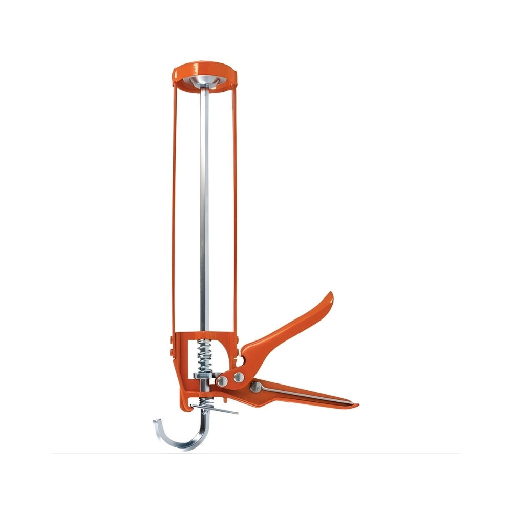 Soudal Orange Lightweight Skeleton Gun (400ml) for precision dispensing of sealants and adhesives.