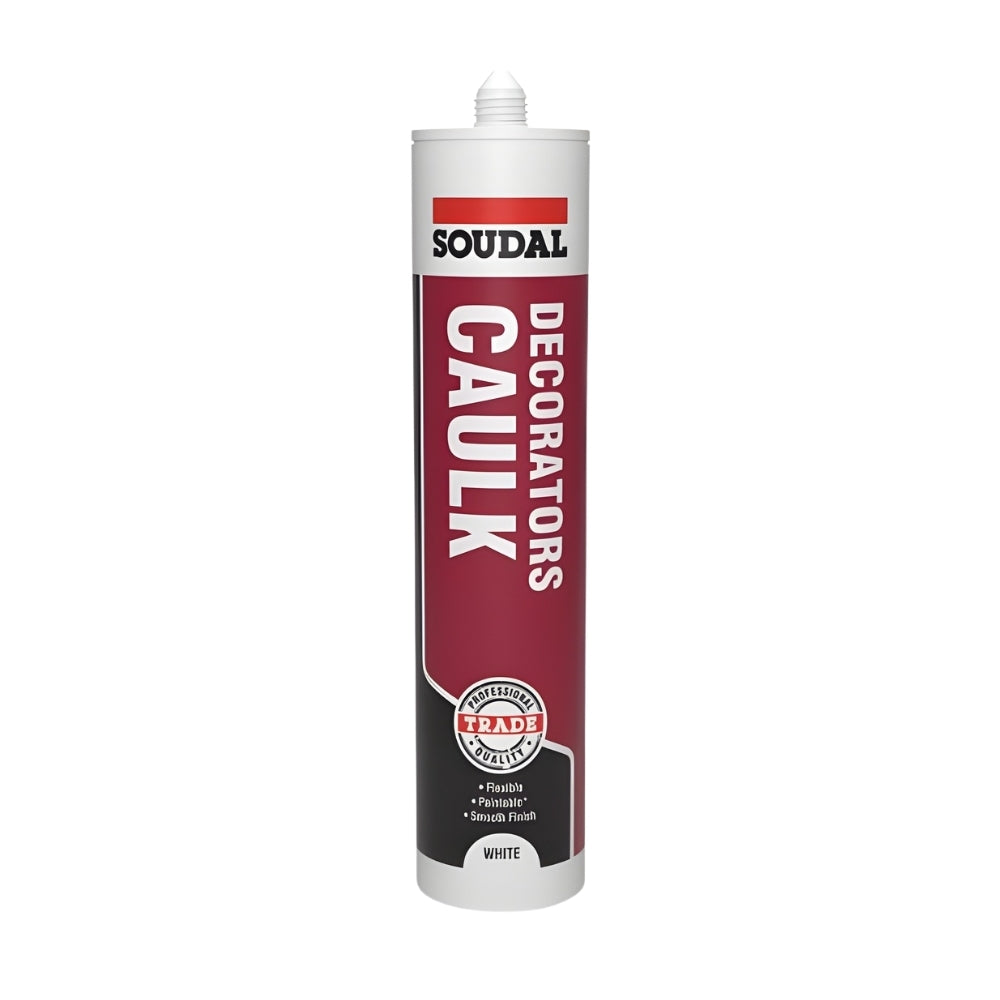 Soudal Trade Decorators Caulk 290ml Sealant tube for professional decorating projects.