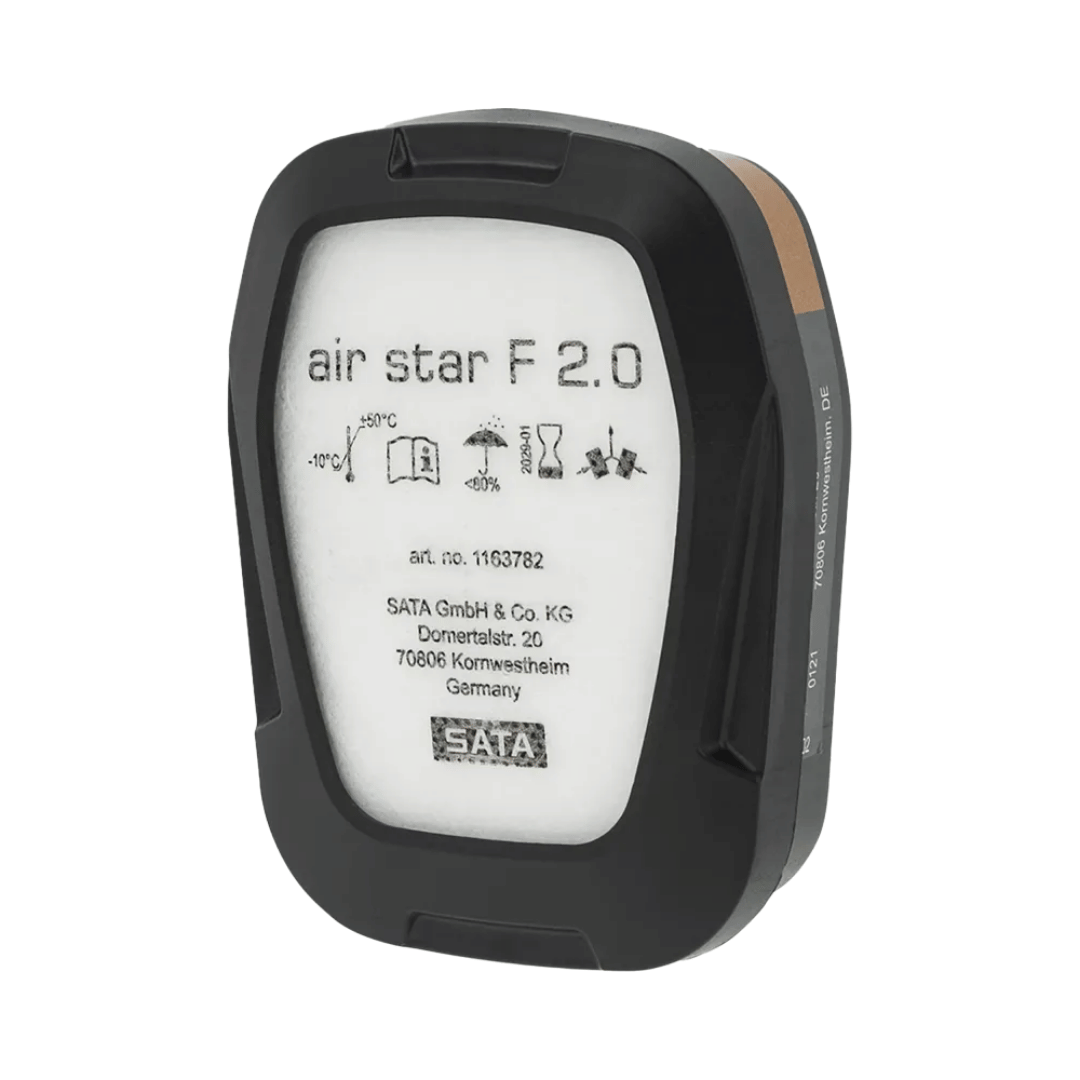 SATA Air Star F 2.0 Respiratory Protection Mask with A2:P3 RD Special Filter & Hygiene Storage Box