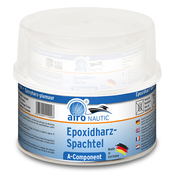 Airo-Chemie Nautic Epoxy Filler Light Grey 600g + Spatula