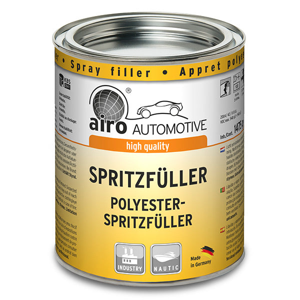 Airo-Chemie Polyester Sprayfiller 1.5kg - Grey