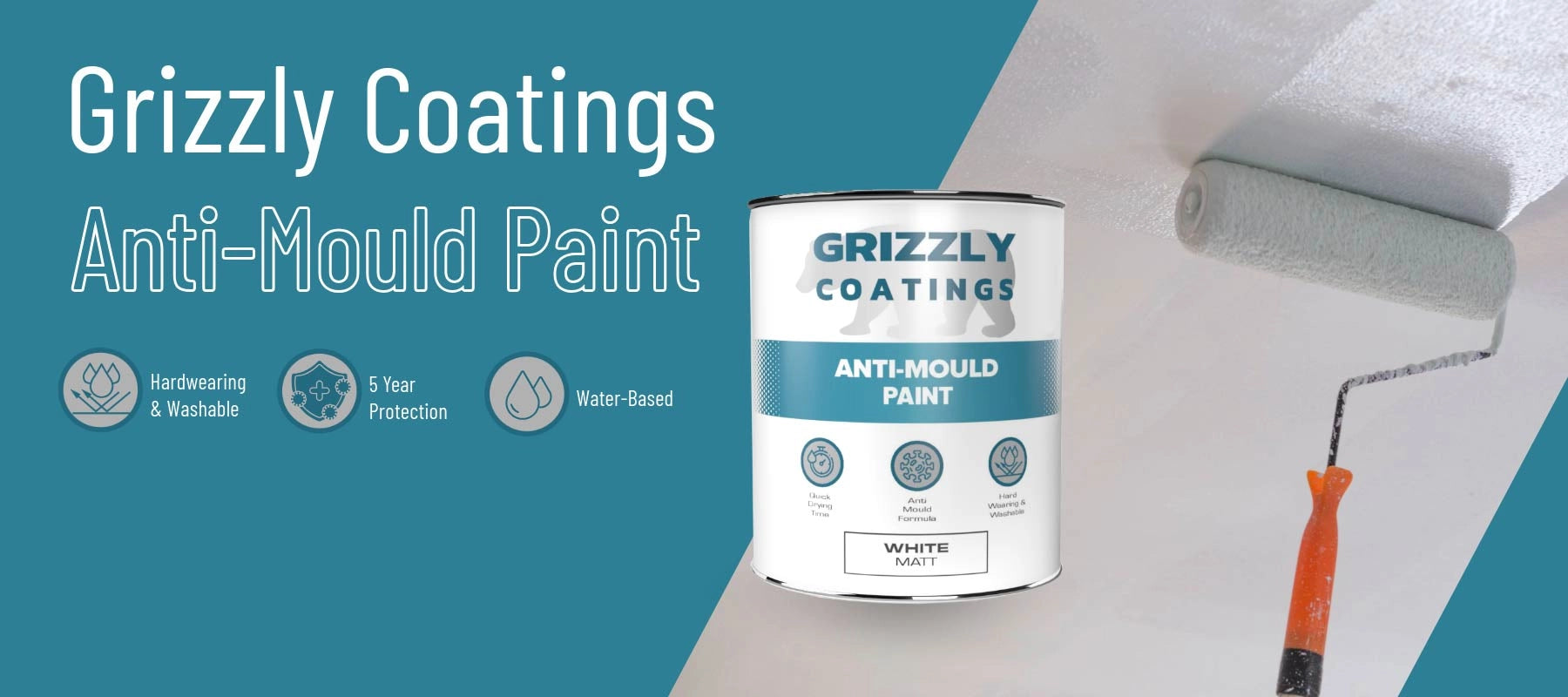 Grizzly Coatings Anti Mould Paint