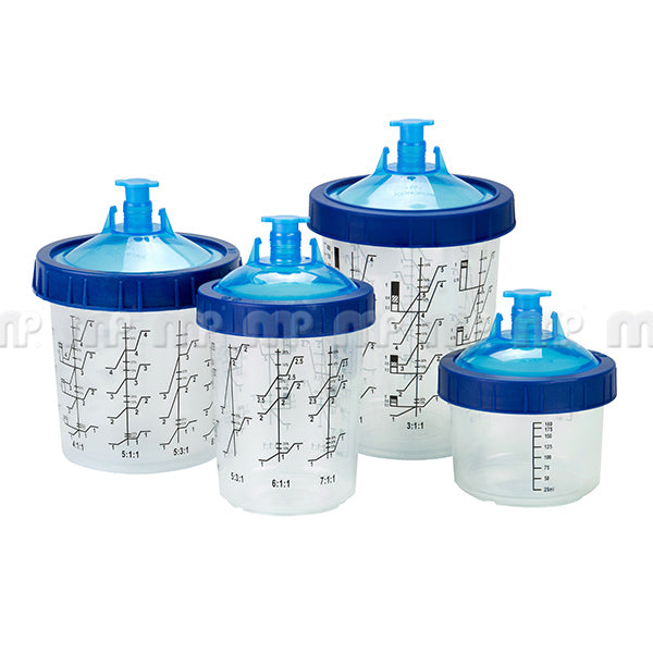 MP PCS 200ml Paint Cup System 190 µm (Box of 50)