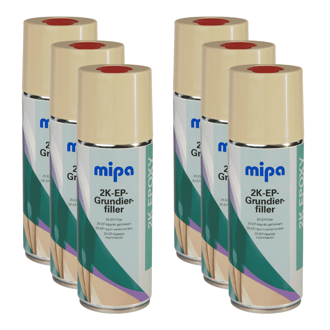 Mipa 2K Epoxy Primer Filler Aerosol Spray Including Hardener (400ml)