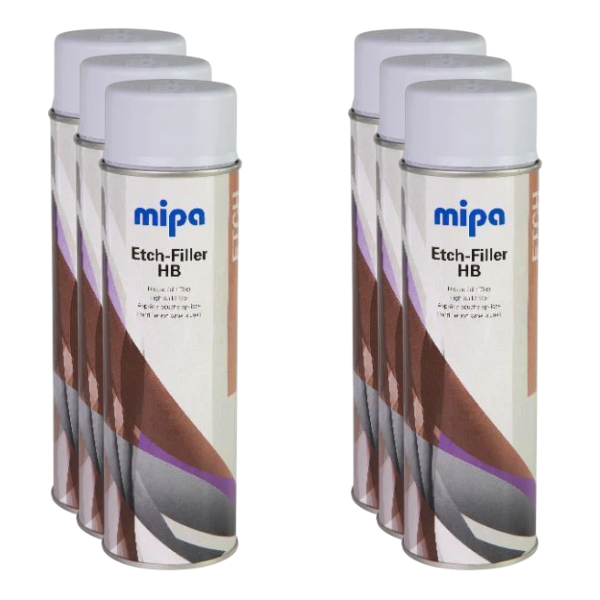 Mipa Etch Filler High Build Light Grey (500ML) Box Grey Mipa Paints Limited