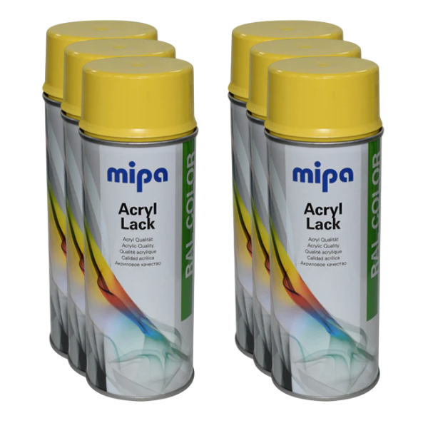 Mipa Ral 1007 Narzisse Yellow 400ml Box Yellow Mipa Paints Limited