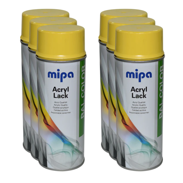 Mipa Ral 1018 Zic Yellow 400ml Box Yellow Mipa Paints Limited