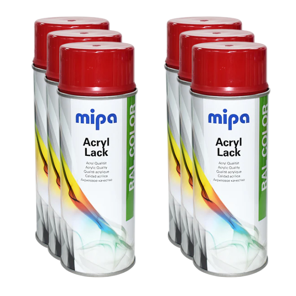 Mipa Ral 3003 Ruby Red 400ml Box Red Mipa Paints Limited