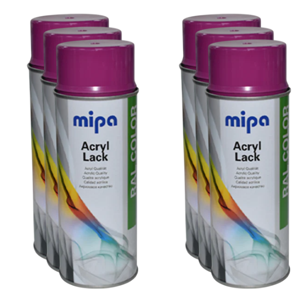 Mipa Ral 4006 Traffic Purple 400ml Box Purple Mipa Paints Limited
