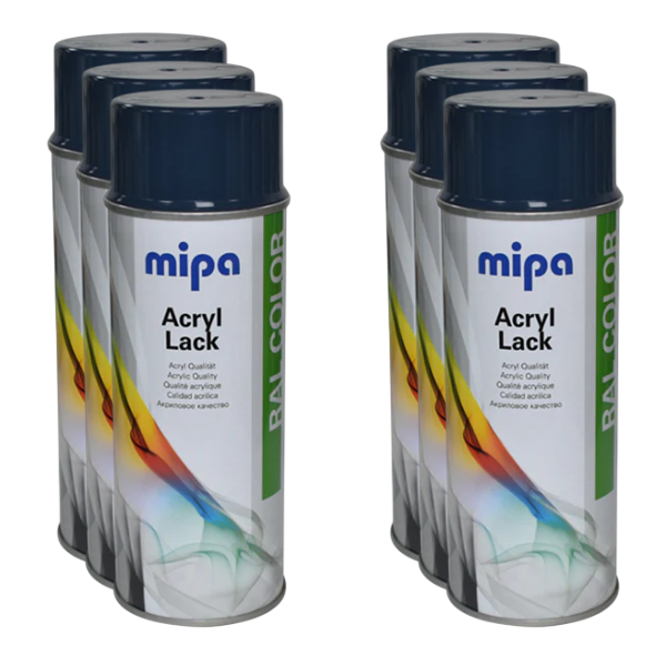 Mipa Ral 5008 Azure Blue 400ml Box Blue Mipa Paints Limited