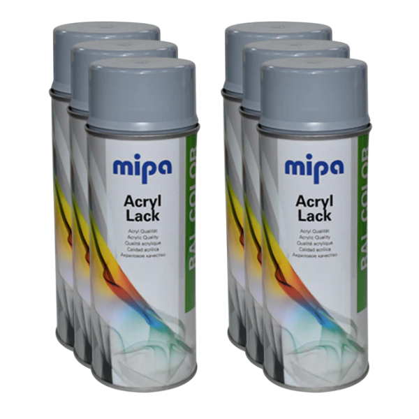 Mipa Ral 7001 Silver Grey 400ml Box Grey Mipa Paints Limited