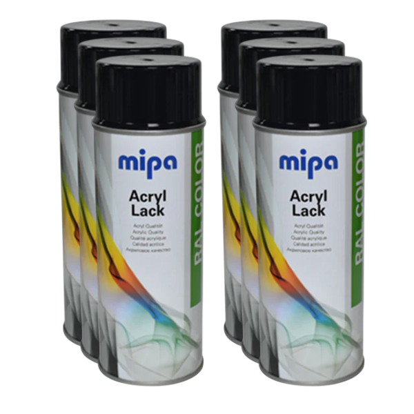 Mipa Ral 9011 Graphite Black 400ml